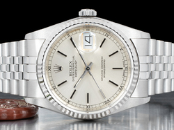 Rolex Datejust 36 Argento Jubilee 16234 Silver Lining